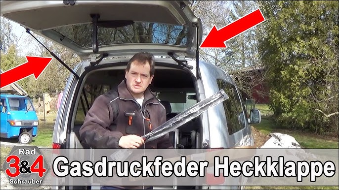 Heckklappendämpfer Wechseln ✓ ULTIMATIVE ANLEITUNG: Wie Kofferraum Dämpfer  & Gasdruckfeder Tauschen? 