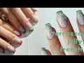 Clear French Tip Nails! 💅 - Cute see-through Jelly French Nails with Terrazzo Stone Base