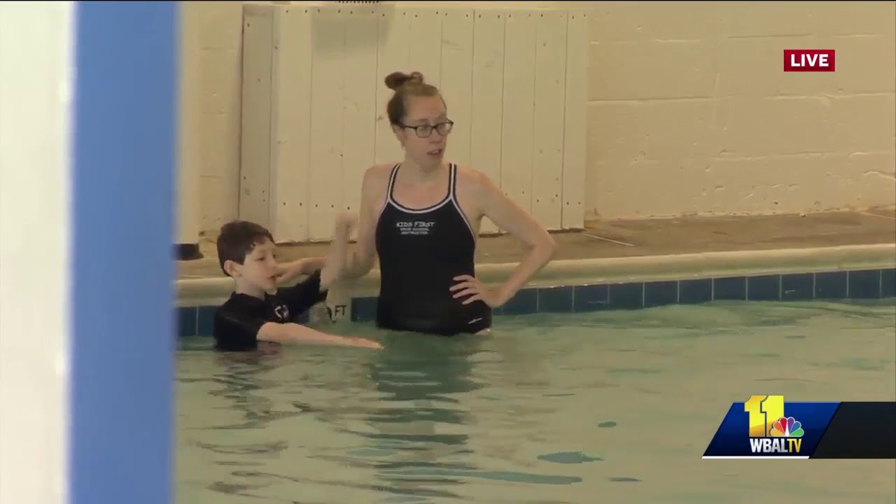 Kids First Swim Schools helps during national water safety month YouTube