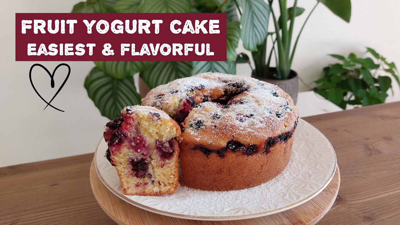 Fruit yogurt cake! just in 40 min, you have the best cake YouTube