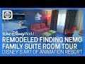 Remodeled Finding Nemo Family Suite Room Tour - Disney’s Art of Animation Resort