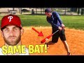 Can I Hit A Home Run With BRYCE HARPER'S MLB Baseball Bat?