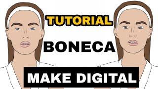 maquiando bonecas no ibis paint tutorial｜Pesquisa do TikTok