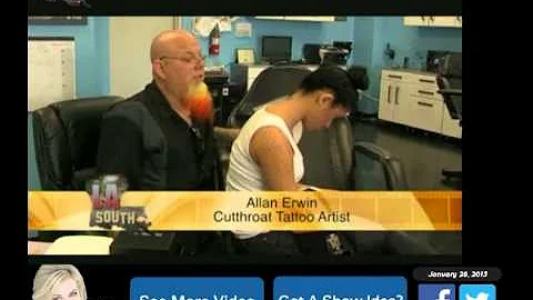 LA South and Allan Irwin with Cutthroat Tattoo, pa...