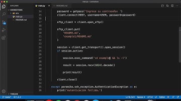Mini Curso de Automatización de tareas con Python - 3  SFTP con Python