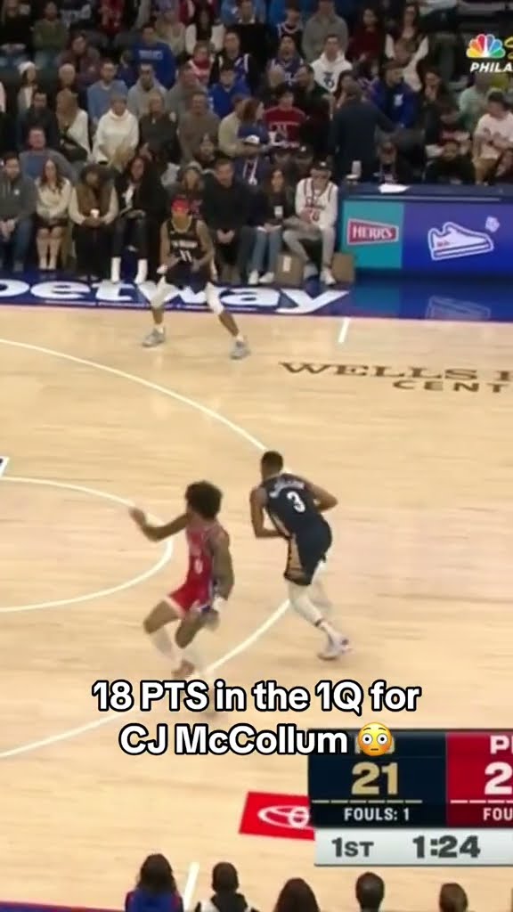 CJ McCollum caught fire early ♨️