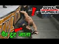 5 wwe wrestlers shockingly injured during royal rumble match 