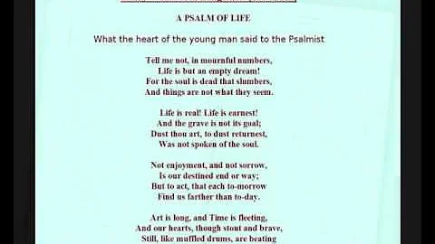 Henry Wadsworth Longfellow -- Poem: 'A Psalm of Life' read by Jasper Britton. - DayDayNews