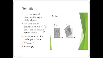 Computer Graphics Rotation 2D Transformation