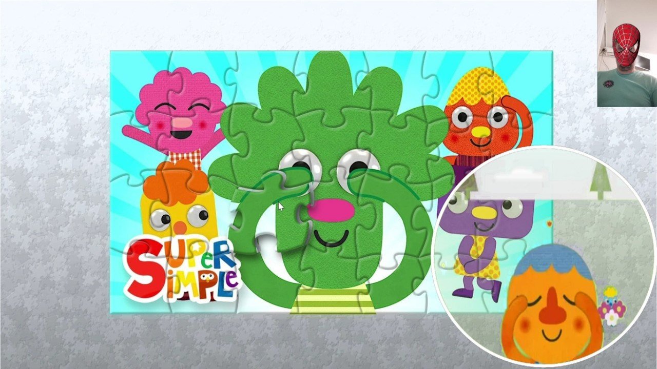 Hide And Seek Noodle & Pals Super Simple Songs Puzzle Gamer - YouTube