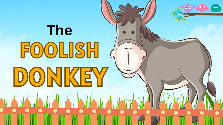 THE FOOLISH DONKEY - Moral Story For Children | kids time - Full Story