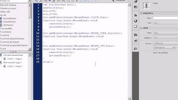 Создание кнопки в ActionScript 3.0. Часть 3.mp4