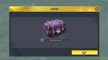 1 CP Crate OPENING In Codm