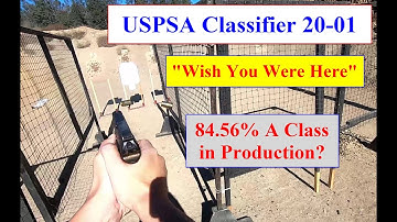 USPSA Classifier 20-01 "Wish You Were Here" - Walther Q5 Steel Frame - 84.5635% A Class PRODUCTION!