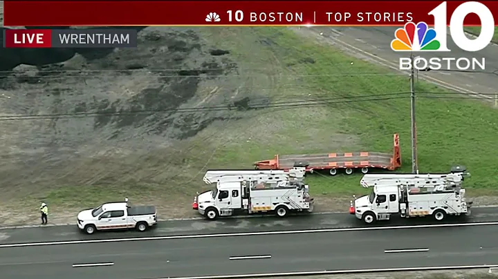 Utility crews repairing downed wires, Route 1 exit ramps in Wrentham closed