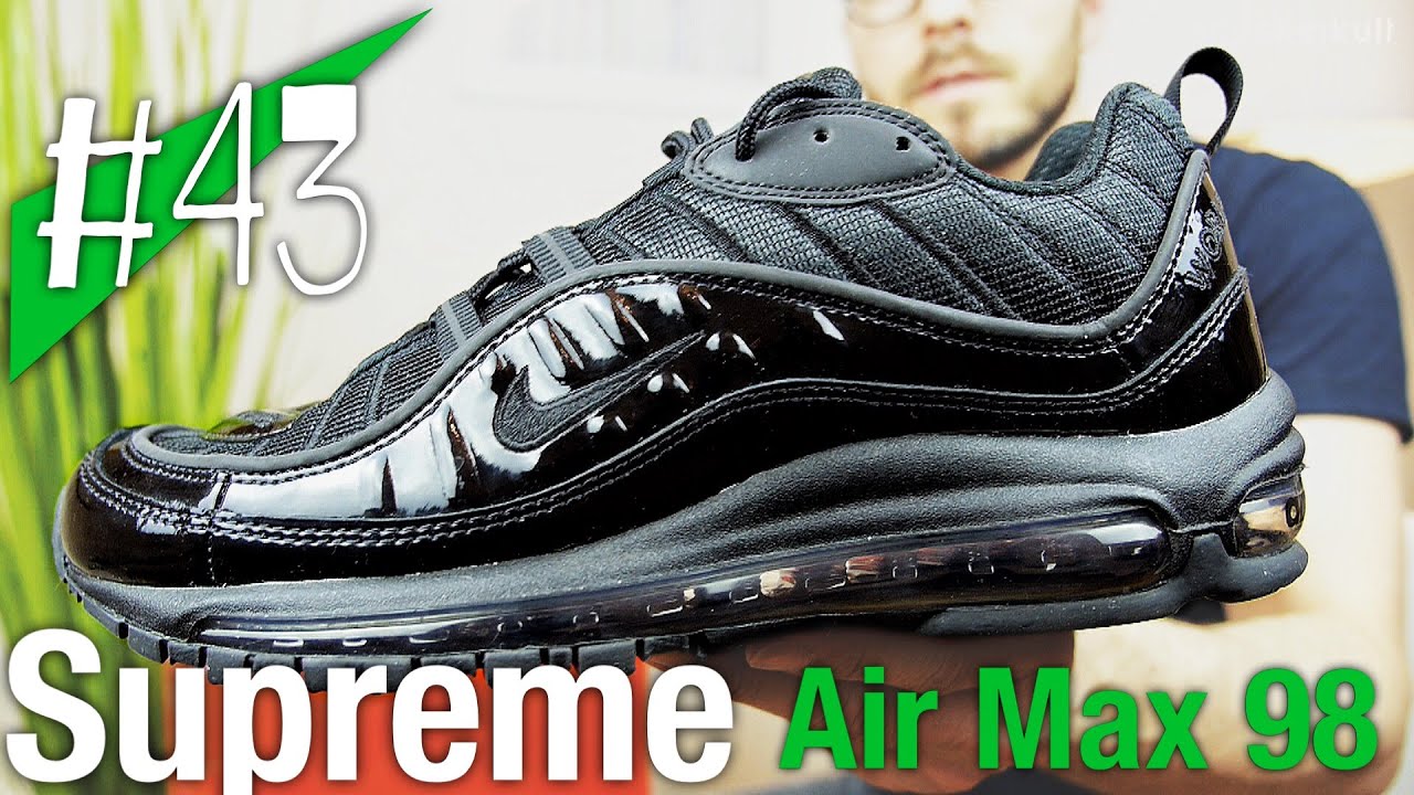 Nike Air Max 98 Supreme Black Shoes