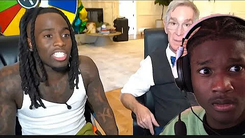 Kai Cenat Meets bill Nye The Science guy !!!!!