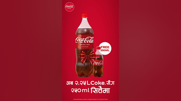 Buy a 2.25L Coca-Cola and get 250 ML free!