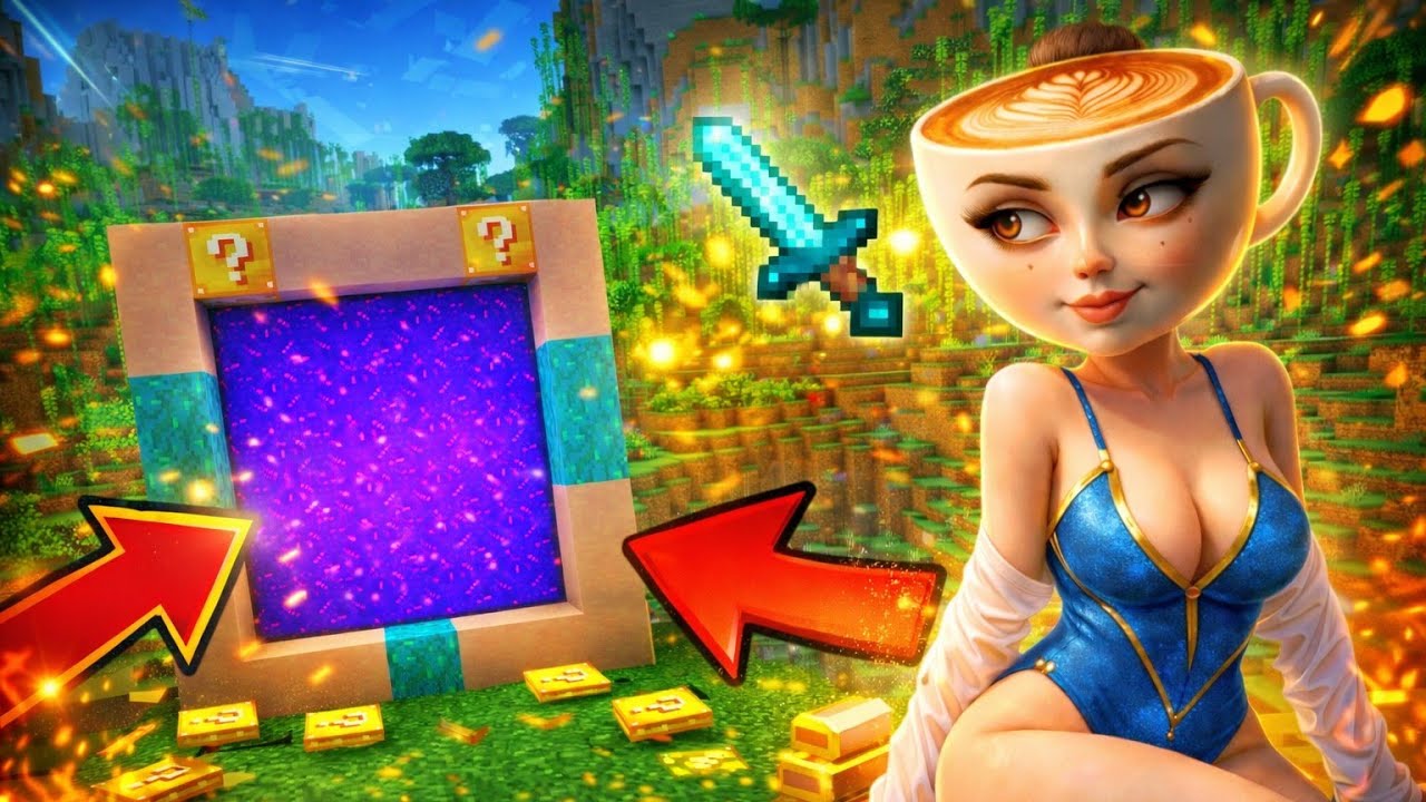 I found a very strange portal to the world of Brainot in Minecraft!?!!!!