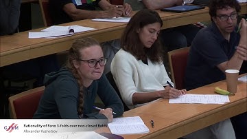 Alexander Kuznetsov: Rationality of Fano 3-folds over non-closed fields