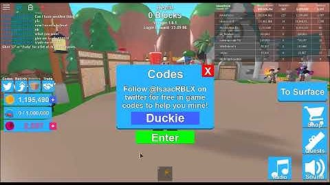 How to get a Legendary hat and egg code in Mining Simulator! (Roblox)