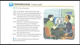 Unit 10- Listening: Part B "I need a job"