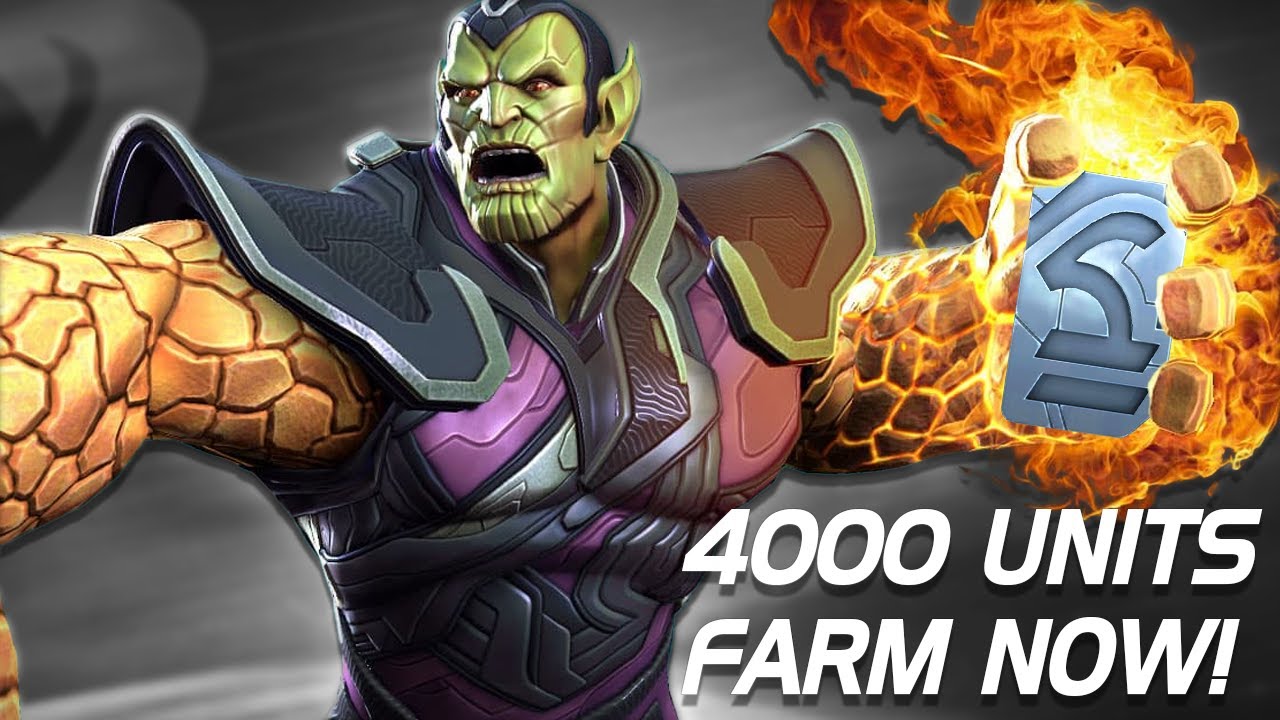 4000 единиц можно выбить прямо сейчас, чтобы получить выгодные предложения! | Marvel: Битва чемпи...