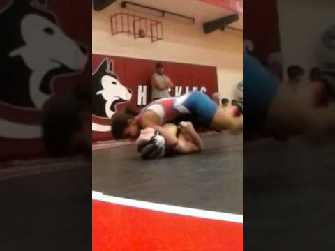 sister wrestling when ref's butt gets in the way