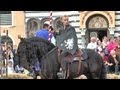 Medieval tournament in the city square of Brasov