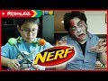全編寸劇！ナーフ ボルテックスで屋内に現れたゾンビを倒す！【NERF】Vortex | まえちゃんねる