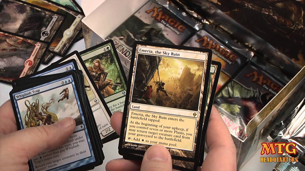 Original Print Run Zendikar Booster Box Opening 3/3 Magic The Gathering