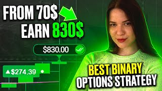 FROM 70$ → EARN 830$ | BEST 5-MINUTE BINARY OPTIONS STRATEGY | Pocketoption trading