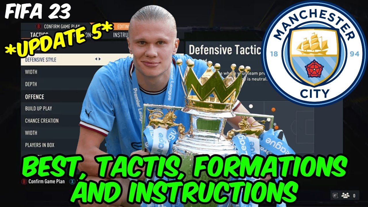*UPDATE 5* FIFA 23 BEST MANCHESTER CITY Formation, Tactics and