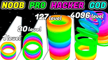 NOOB vs PRO vs HACKER vs GOD - Level Up Slinky