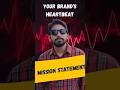 What is a Mission Statement? Your Brand's Heartbeat Explained in 34 seconds #digitalmarketing2025