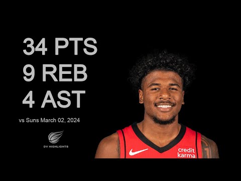 Jalen Green 34 pts 9 reb 4 ast vs Suns | March 02, 2024 |