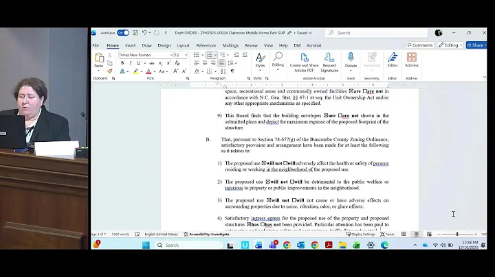 Board of Adjustment Meeting | Dec. 10, 2025