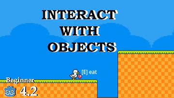Learn Collision detection to interact with objects - Learn Godot 2D - no talking