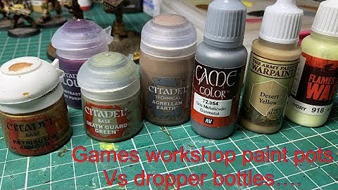 GW paint pots vs dropper bottles are they really that bad or are they just as bad/good as each other
