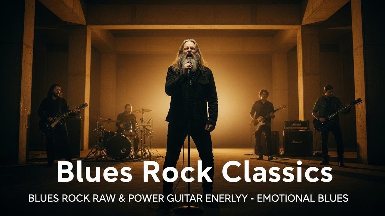 AC DC, Led Zeppelin, Jimi Hendrix, Deep Purple – Classic Rock Flames & Blues Rhythm