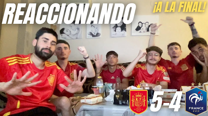 HINCHAS de ESPAÑA REACCIONAN al ESPAÑA 5-4 FRANCIA *A LA FINAL* | ALGameHD
