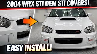 Fog Light Cover Install - 2004 Subaru WRX STI