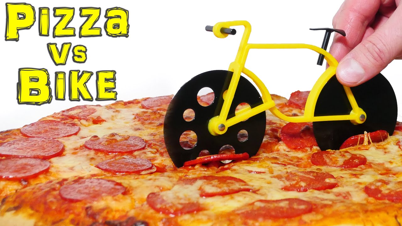 ⁣Bike Pizza Cutter & Bottle Opener Gadget Test