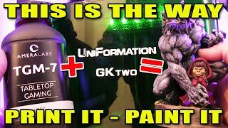 A Step-by-step Guide To Printing Miniatures On The Uniformation Gk2.