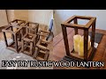 EASY DIY RUSTIC WOODEN LANTERNS | Wedding Series