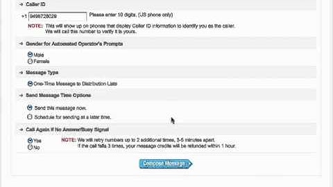 Voice Broadcast Tutorial Video