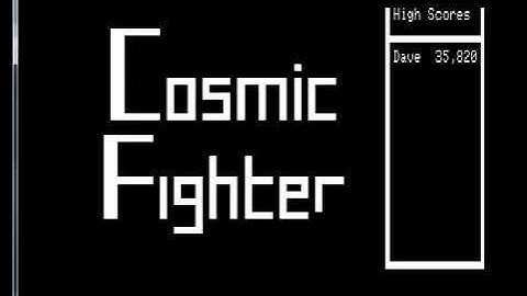 Cosmic Fighter - TRS 80 Tandy Radio Shack - emulador Sharp 80 v1.1.0.99 - probado Windows 7 x64