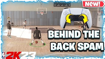 Misdirection Behind The Back Spam Tutorial | NBA 2K23 Next Gen PS5
