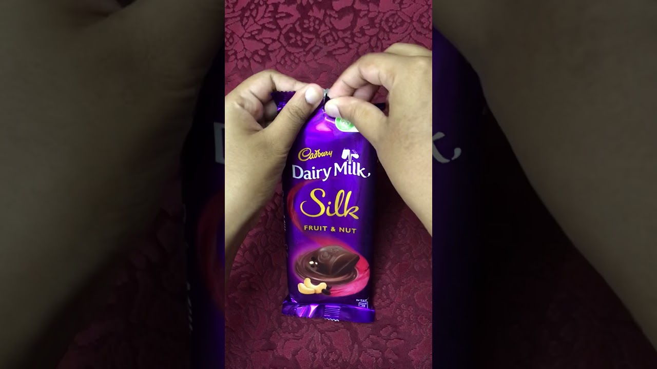 Unboxing Dairy Milk Silk Fruit And Nut shorts YouTube