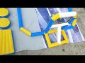 Blue &amp; Yellow Inflatable Water Park Components, Factory Tested &amp; Durable！